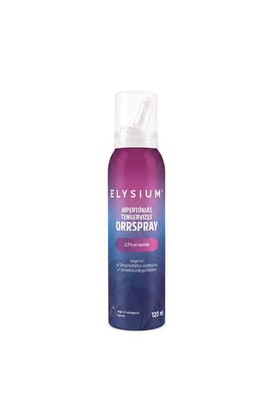 Elysium orrspray - Orrspray - Hipertóniás tengervizes orrspray - 2,2% - 120 ml