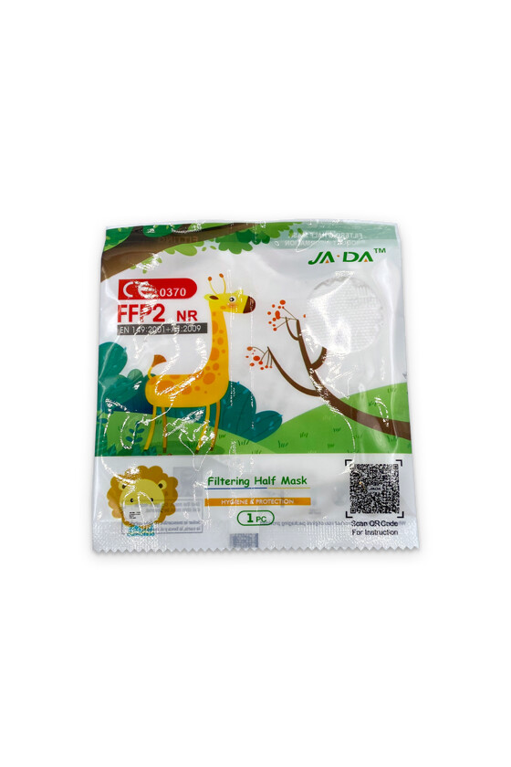 FFP2 szelep nélküli 5 rétegű arcmaszk - 5 rétegű arcmaszk - Fehér - Gyermek