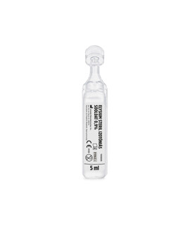 Elysium steril nátrium-klorid oldat - Nátrium-klorid oldat - Izotóniás sóoldat - 0,9% - 20 x 5 ml