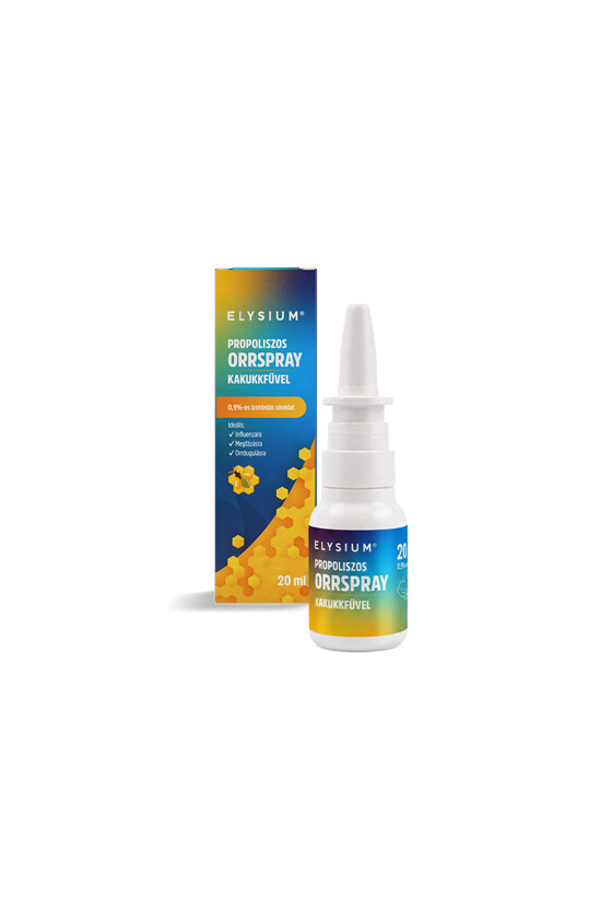 Elysium orrspray - Orrspray - Propoliszos orrspray kakukkfűvel - 0,9% - 20 ml