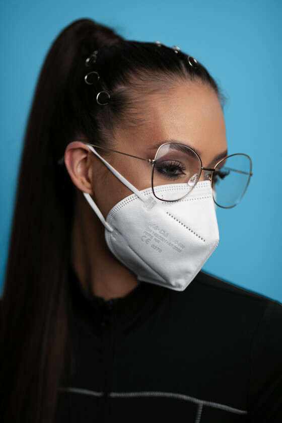 Jada 7-rétegű FFP3 CE 0370 - FFP3 maszk - 20 db - Fehér - Szelep nélküli