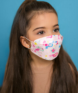 DOC NFW FFP2 CE 0598 ergonomikus sellő gyerekmaszk - Szelep nélküli - 10 db - Sellő