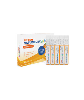 Elysium Naturflora Kids narancs ízű belsőleges szuszpenzió édesítőszerrel és 2 milliárd Bacillus Clausii (UBBC-07) spórával - 20 x 5 ml - 1 doboz