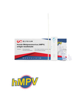Elysium Humán Metapneumovírus (hMPV) antigén gyorsteszt - 1 db tesztkészlet (orrgarat/torok/orrlyuk) - Lejárati idő: 2027-01-14 - 1 db