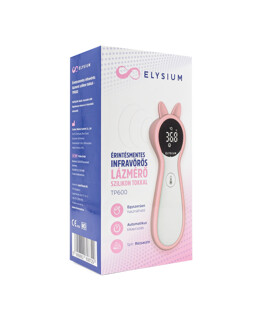 Elysium lázmérő - Lázmérő többféle típussal - TP600 érintésmentes infravörös digitális lázmérő rózsaszín szilikon tokkal