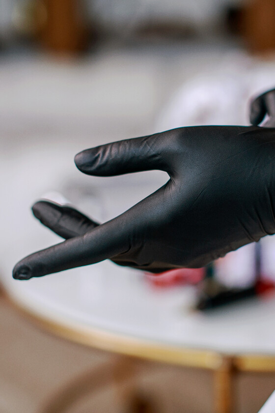 Legal Beauty Nitril kesztyű - Nitril kesztyű - Fekete - L