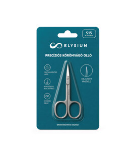 Elysium S15 precíziós, hajlított végű körömvágó olló - 1 db