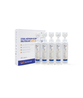 Elysium steril nátrium-klorid seb- és szemöblítő oldat 0,9% V/V - 5 x 30 ml - 1 doboz