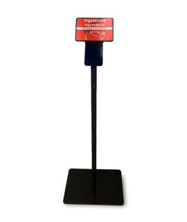 Egyedi állvány Elysium fali lázmérőhöz - Fekete