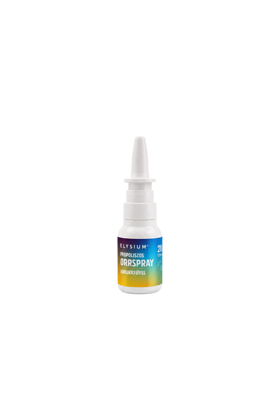Elysium orrspray - Orrspray - Propoliszos orrspray kakukkfűvel - 0,9% - 20 ml