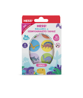 Elysium HESS! kullancs- és szúnyogriasztó dínós tapasz intenzívebb aromával (3 éves kortól) - 60 db - 1 doboz
