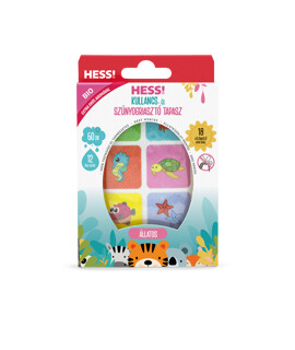 Elysium HESS! kullancs- és szúnyogriasztó állatos tapasz intenzívebb aromával (3 éves kortól) - 60 db - 1 doboz