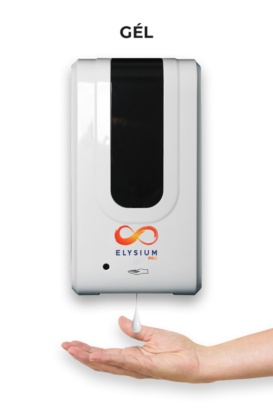 Elysium Pro professzionális, érintésmentes, 1200 ml-es adagoló - Adagoló - Gél - Állvány nélkül - Fehér