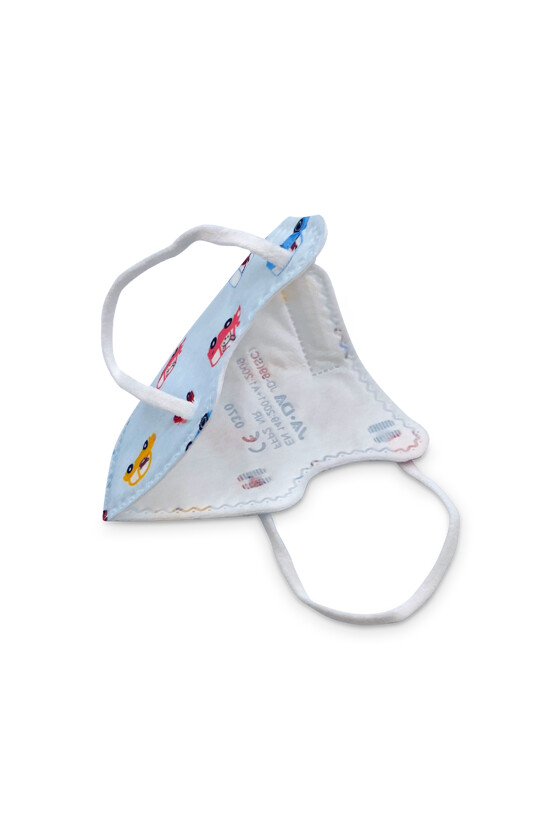 FFP2 szelep nélküli 5 rétegű arcmaszk - 5 rétegű arcmaszk - Autós - Gyermek