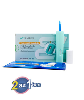 Elysium 2 az 1-ben FOB + Transzferrin egylépéses kombinált gyorsteszt - 1 db tesztkészlet (székletből) - 1 db