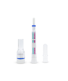 Elysium SARS-CoV-2 tesztkészlet - SARS-CoV-2 teszt - 1 db - 6 az 1-ben Covid 19 + Influenza A + Influenza B + RSV + ADV + hMPV - Tollteszt - OTTHONI