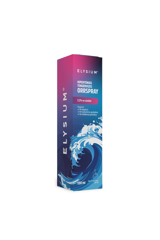 Elysium orrspray - Orrspray - Hipertóniás tengervizes orrspray - 2,2% - 120 ml
