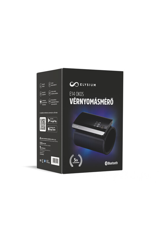 Elysium vérnyomásmérő - Vérnyomásmérő - 1 db - E14 felkaros - okos