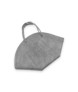 Jiada FFP2 CE 0370 - FFP2 maszk (mennyiség, szín és szelep) - 20 db - Szürke - Szelep nélküli