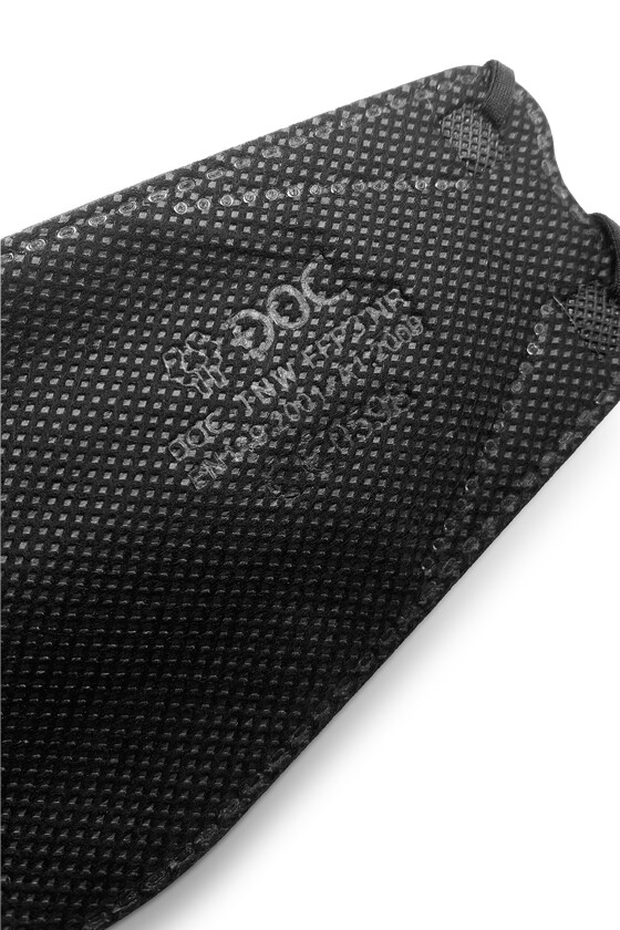 DOC TNW FFP3 CE 0598 ergonomikus maszk - FFP3 maszk (DOC TNW) - Fekete - Szelep nélküli