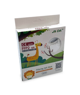 FFP2 szelep nélküli 5 rétegű arcmaszk - 5 rétegű arcmaszk - Fehér - Gyermek