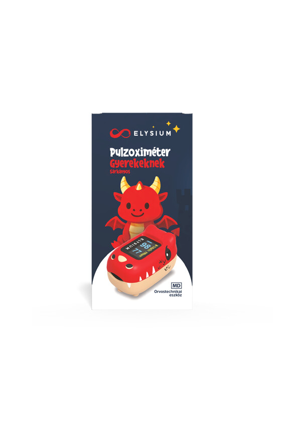 Elysium pulzoximéter - Pulzoximéter - Gyerek - Sárkány