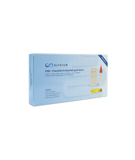 Elysium Okkult székletvér és Transzferrin tesztkészlet - Okkult székletvér és Transzferrin teszt lejárati idővel - 2 az 1-ben FOB + Transzferrin kombinált teszt székletből - 2026-10-10