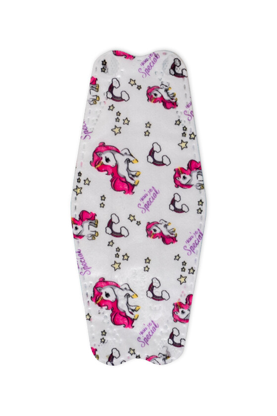 DOC NFW FFP2 CE 0598 ergonomikus szelep nélküli gyerekmaszk - FFP2 gyerekmaszk - Unikornis