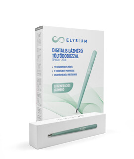 Elysium TP1000 digitális lázmérő töltődobozzal - zöld - 1 db