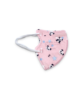 Jada FFP2 CE 0370 szelep nélküli 5 rétegű gyerekmaszk - Pandás - 10 db - 1 csomag