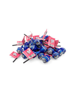 OKI DOKI KIDS cukormentes, kék málna ízű étrend-kiegészítő nyalóka 9-féle vitaminnal és cinkkel (édesítőszerekkel) - Minőségét megőrzi: 2027-04-15 - 25 db - 1 csomag